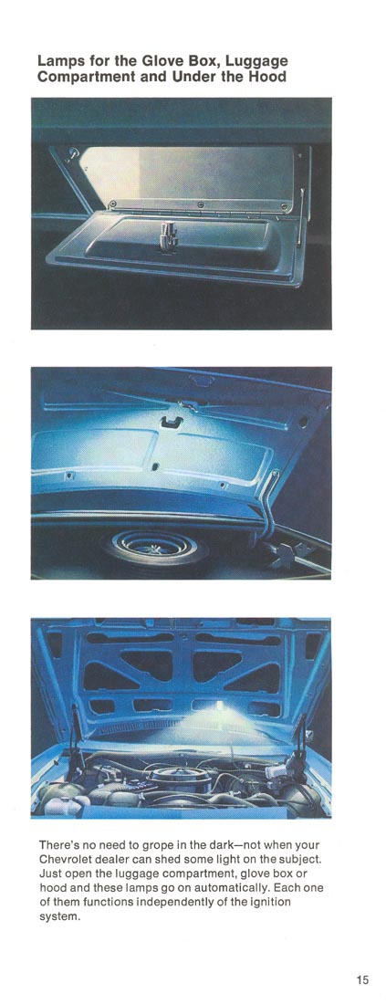 1976 Chevrolet Accessories Booklet Page 9